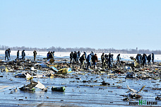 Крувшение самолета в Ростове