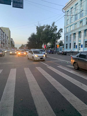 Фото с места аварии предоставлено отделом пропаганды УГИБДД по РО