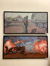 08 08 2024 Сегодня сотрудники МИД России посетили в Ростове-на-Дону выставку «Герои наших дней»