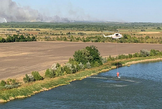 В крупном пожаре в Красносулинском районе погибла женщина