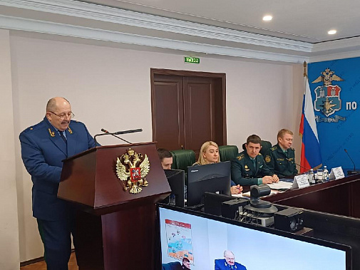В Южной транспортной прокуратуре проведено заседание Координационного совещания руководителей правоохранительных органов