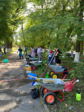 В Ростове определили лучшего дворника на конкурсе профессионального мастерства