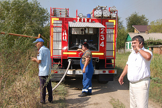 Как тушили Чистополье 