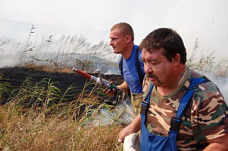 Как тушили Чистополье 