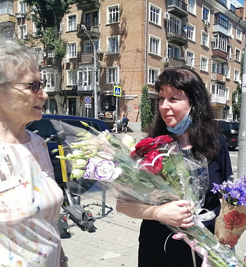 С творческим отчетом перед ростовчанами выступила победитель конкурса школьных музеев «Мы помним»