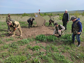 Белокалитвинские поисковики нашли останки советских солдат