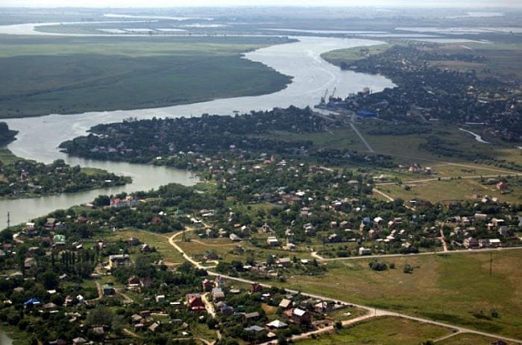 Вид на хутор Казачий Ерик Елизаветинского сельского поселения Азовского района. Фото: wikimapia.org