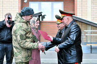 В Новочеркасске для росгвардейцев открыли жилой комплекс