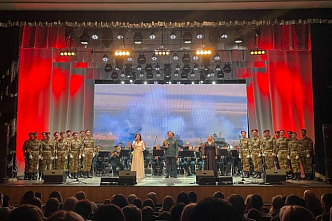 В Ростове состоялся большой совместный концерт ансамбля и оркестра Южного округа Росгвардии…