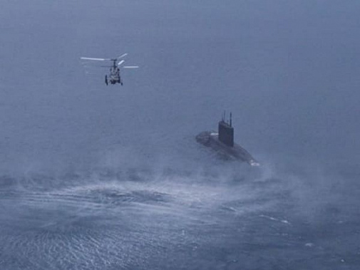 «Ростов-на-Дону» и морская авиация отработали поиск условного врага