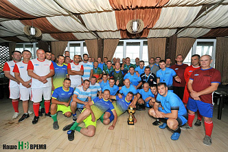 В Ростове на футбольном поле встретились сотрудники ведомственной охраны Минтранса России