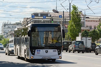 На следующей неделе городской транспорт Ростова-на-Дону будет работать по графику выходного дня