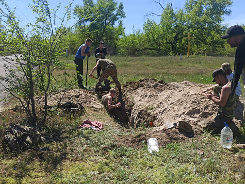 В Шолоховском районе поисковики встретились с юнармейцами