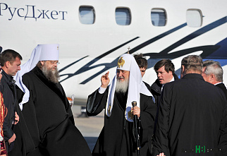 Сегодня в Ростов прилетел патриарх Московский и Всея Руси Кирилл