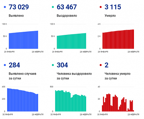 Коронавирус в Ростовской области: статистика на 28 февраля