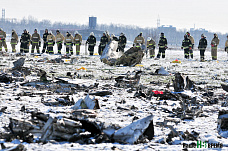 Крувшение самолета в Ростове