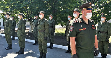 Донские новобранцы отправились на службу в Президентский полк ФСО России