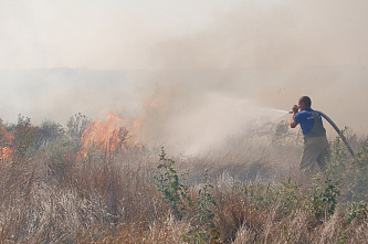 Как тушили Чистополье 