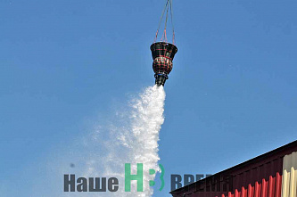 В Аксайском районе сгорели склады рядом с рынком «Классик». 