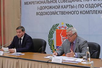 Главы Ростовской и Волгоградской областей обсудили мероприятия по оздоровлению Дона
