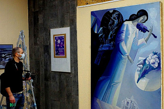 В Донской публичной библиотеке открылась выставка «Зима»