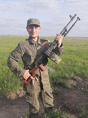 Прапорщик Алексей Школа удостоен ордена Мужества