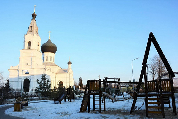 На снимке: новый парк в хуторе Сусат. Фото предоставлено газетой «Семикаракорские вести»