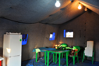 В Ростовской области для транзитного транспорта в Крым оборудованы дополнительные парковки