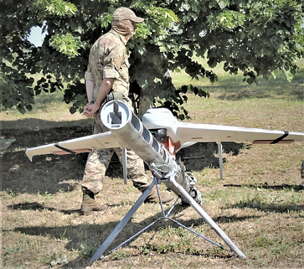 В Матвеево-Курганском районе упал БПЛА самолетного типа