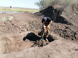 У хутора Свобода нашли останки красноармейцев