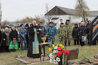 В поселке Чичерино Красносулинского района установлен поклонный крест