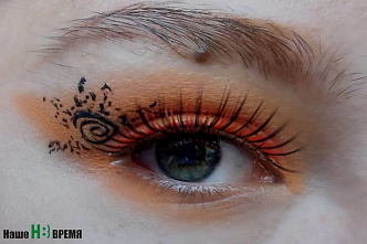 Школьница из Ростовской области делает арт-мейкап