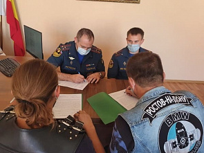 Донские пожарные договорились о взаимопомощи с еще двумя байкерскими клубами