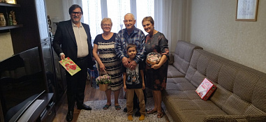 Ростовского фронтовика Павла Петрова поздравили со 100-летием!