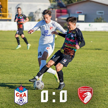 Ростовский СКА на сборах сыграл вничью с сербской «Радничкой»