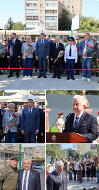 Аллею Российской славы открыли в Луганске