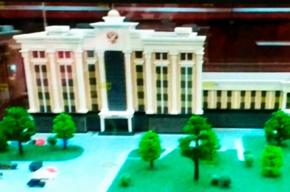 Макет нового здания Южного окружного военного суда. Источник фото: 1rnd.ru