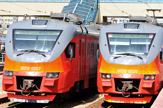 Две донские электрички 18 и 22 декабря будут опаздывать