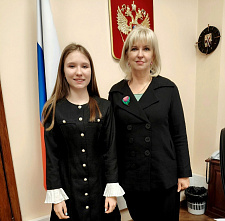 Елена Цунаева встретилась в Госдуме с нашей землячкой Софьей Ильенко