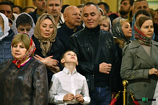 В кафедральном соборе прошли Пасхальные богослужения