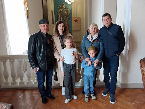 Родственники Героя Советского Союза Виктора Скрылева