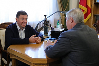 Василий Голубев встретился с Андреем Турчаком