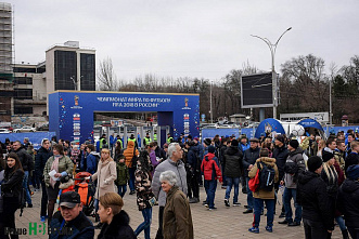 О футболе парк напомнил