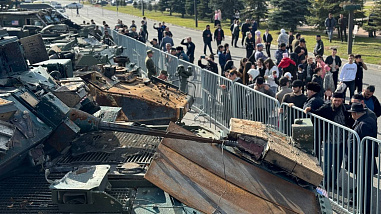 В Магасе завершила работу передвижная выставка трофейной техники стран НАТО
