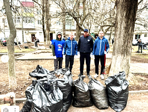 Ростов-на-Дону: в рамках весеннего «Месячника чистоты» стартовали первые субботники