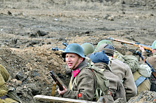 На «Самбекских высотах» прошла реконструкция боев