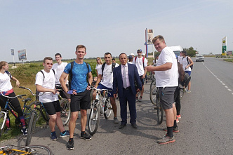 Веломарафон по линии Миус-фронта