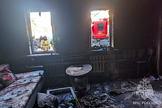 В Каменске-Шахтинском потушили пожар