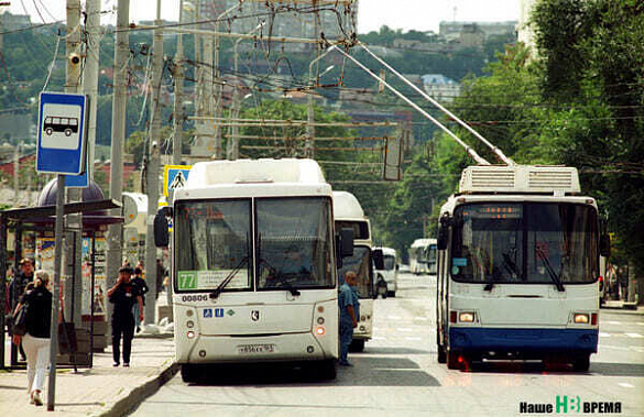 В Ростове троллейбусы трех маршрутов не будут работать до утра понедельника