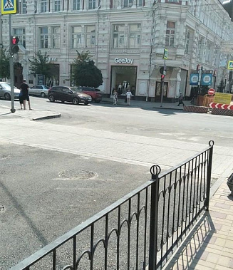 В Ростове-на-Дону открыли проезд по переулку Семашко между улицами Пушкинской и Большой Садовой